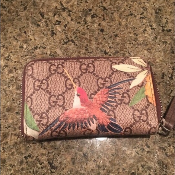 gucci wallet bird